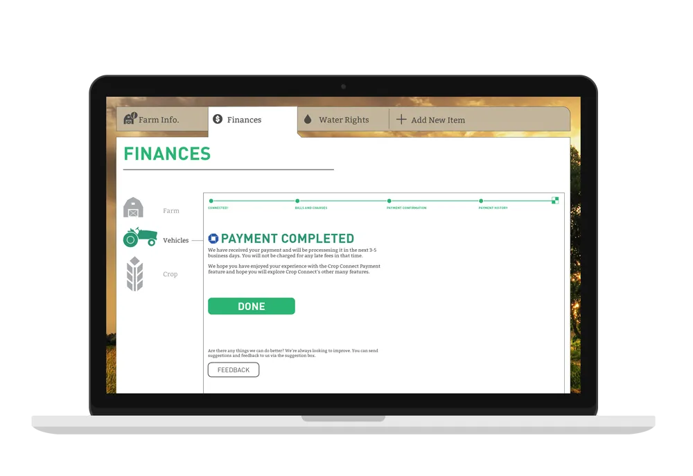 The Finance Screen